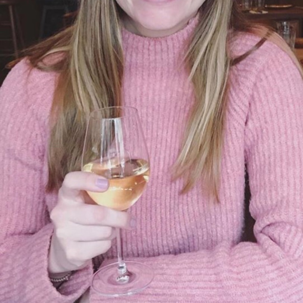 Madewell Pink Mockneck Sweater - Picture 4 of 6